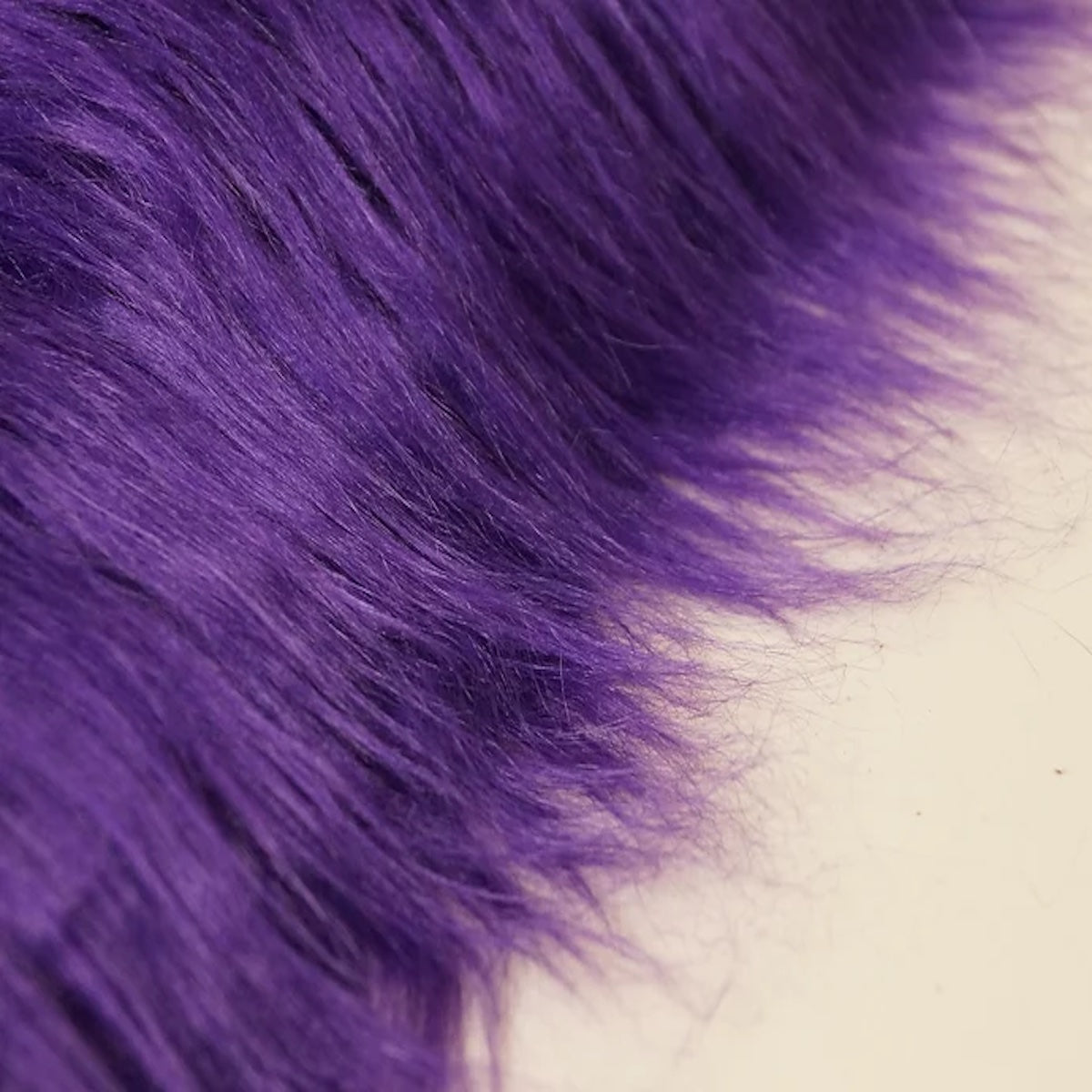 Purple Shaggy Long Pile Faux Fur Fabric (4") - Fashion Fabrics LLC