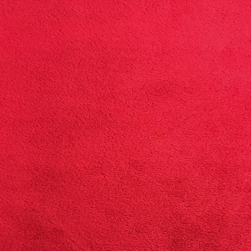 Red Smooth Minky Faux Fur Fabric - Fashion Fabrics Los Angeles 