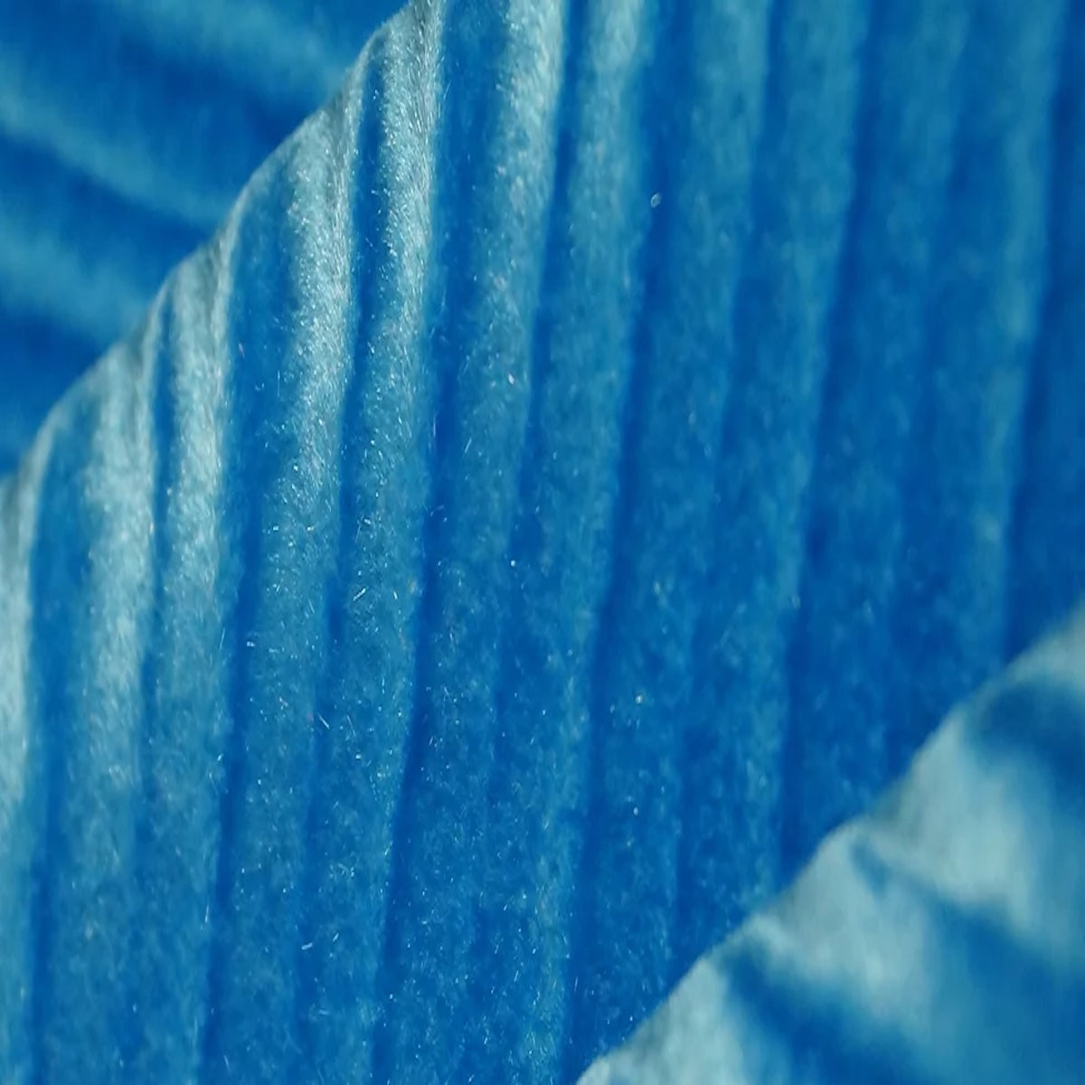 Turquoise Blue Swirl Velvet Flocking Fabric - Fashion Fabrics LLC
