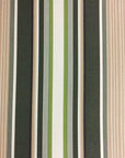 Green Multi Color Striped Oak 100% Waterproof Outdoor Canvas Patio Fabric - Fashion Fabrics Los Angeles 