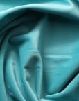 Aqua Blue Camden Velvet Polyester Upholstery Drapery Fabric - Fashion Fabrics Los Angeles 