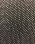 Black Matte Python Snake Skin Vinyl Fabric - Fashion Fabrics Los Angeles 