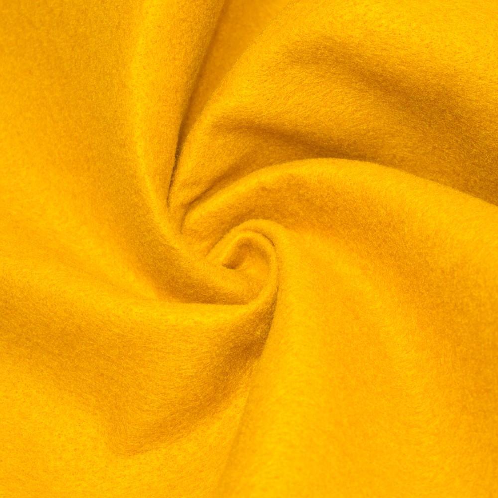 Gold Solid Acrylic Felt Fabric - Fashion Fabrics Los Angeles 