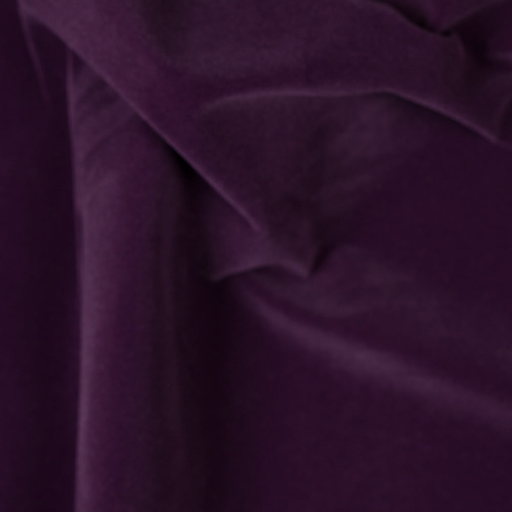 Purple Velvet Flocking Fabric - Fashion Fabrics Los Angeles 