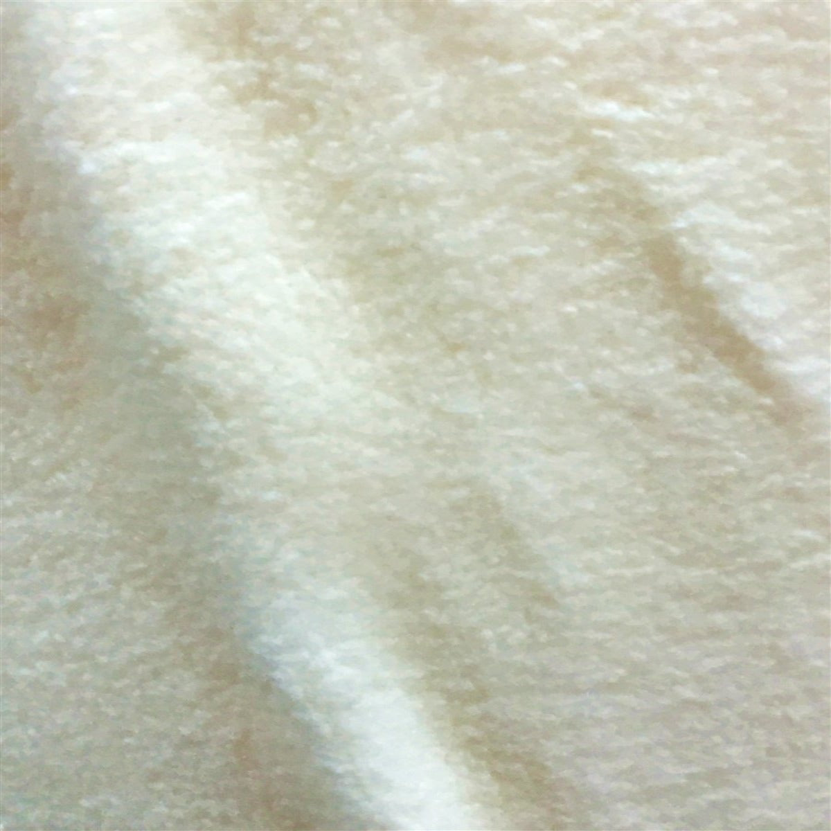 Ivory Solid Anti Pill Polar Fleece Fabric - Fashion Fabrics Los Angeles 