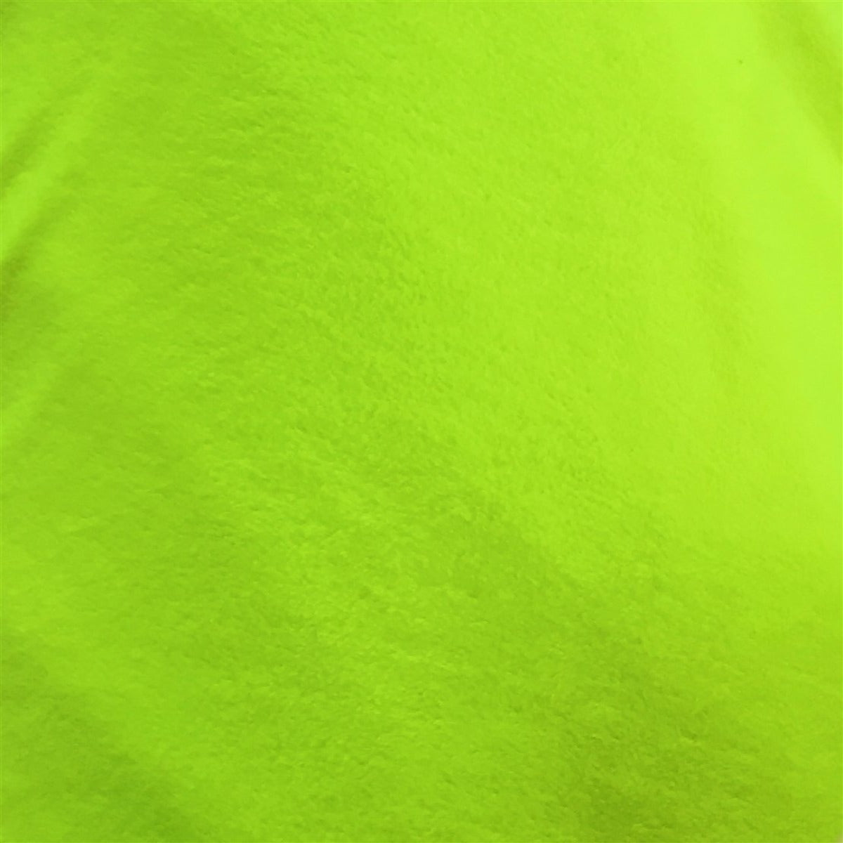 Highlighter Green Solid Anti Pill Polar Fleece Fabric - Fashion Fabrics Los Angeles 