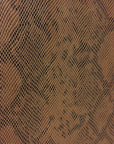Bronze Matte Python Snake Skin Vinyl Fabric - Fashion Fabrics Los Angeles 