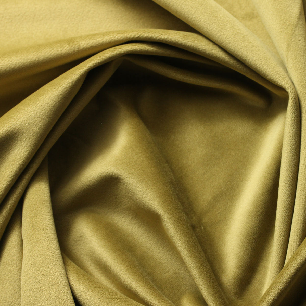 Olive Green Camden Velvet Polyester Upholstery Drapery Fabric - Fashion Fabrics Los Angeles 