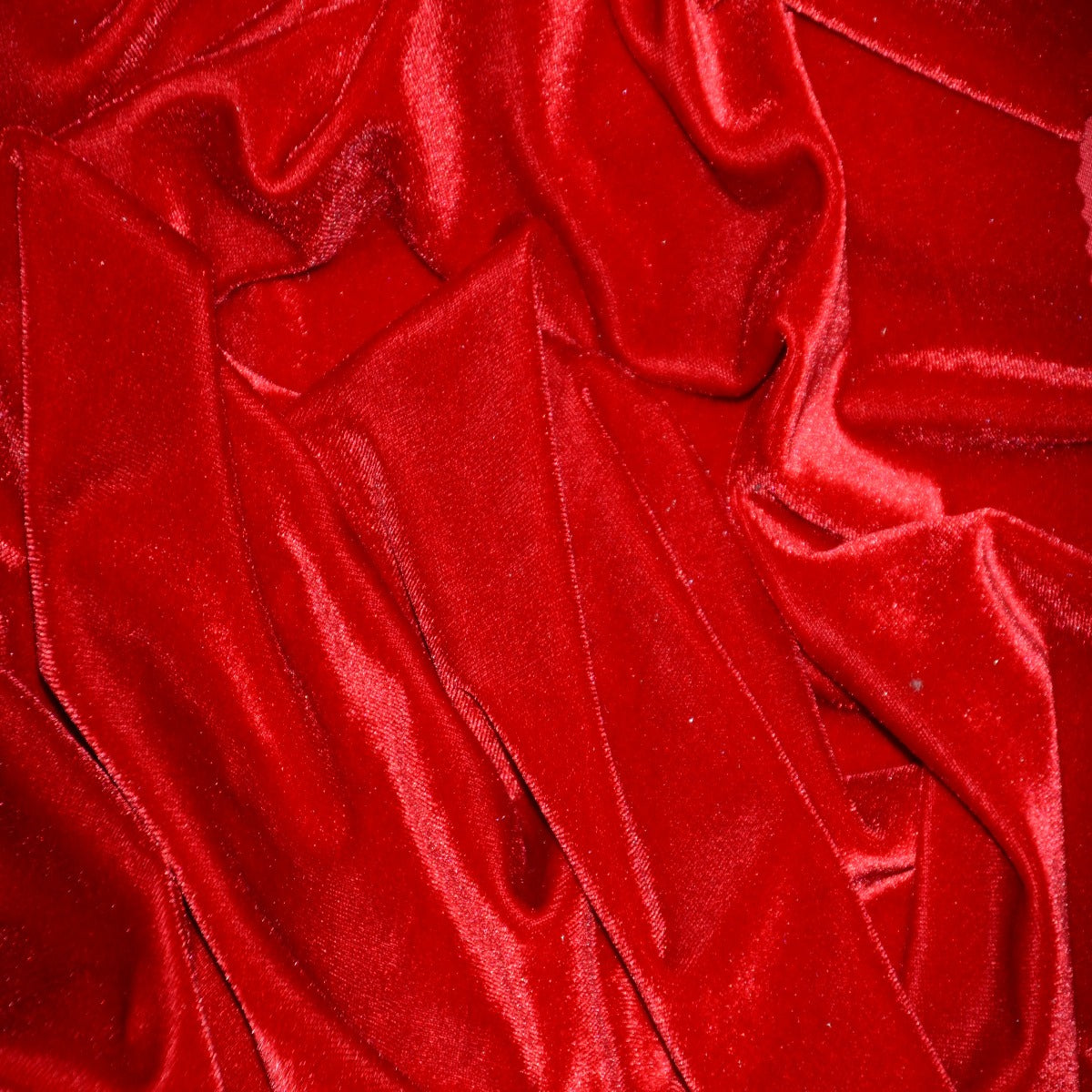 Red Stretch Velvet Spandex Fabric - Fashion Fabrics LLC