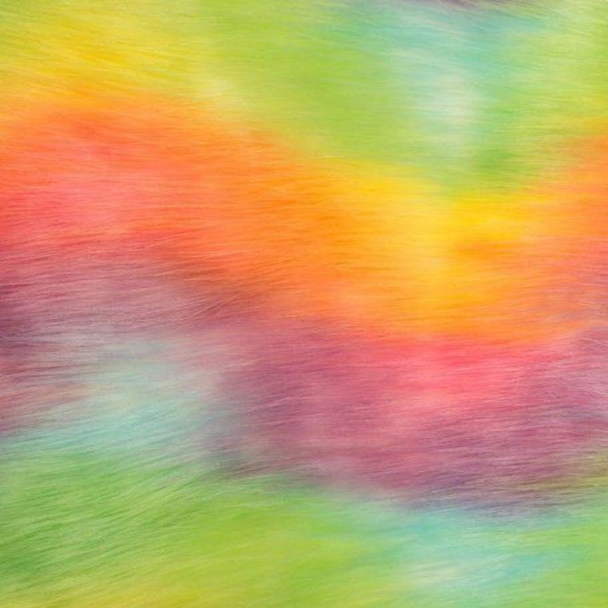 Sorbert Rainbow Waves Multicolor Faux Fur Fabric - Fashion Fabrics Los Angeles 