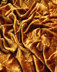 Toast Brown Silk Velvet Fabric - Fashion Fabrics Los Angeles 