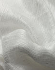 White Hail Sheer Drapery Home Decor Fabric - Fashion Fabrics Los Angeles 