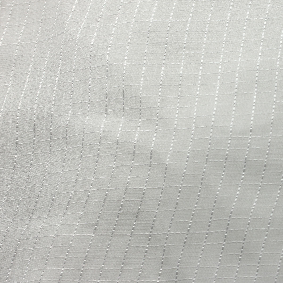 White Semi Square Stripe Sheer Drapery Home Decor Fabric - Fashion Fabrics Los Angeles 