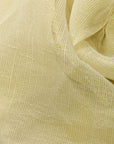 Ivory Gold Shine Stripe Sheer Drapery Home Decor Fabric - Fashion Fabrics Los Angeles 