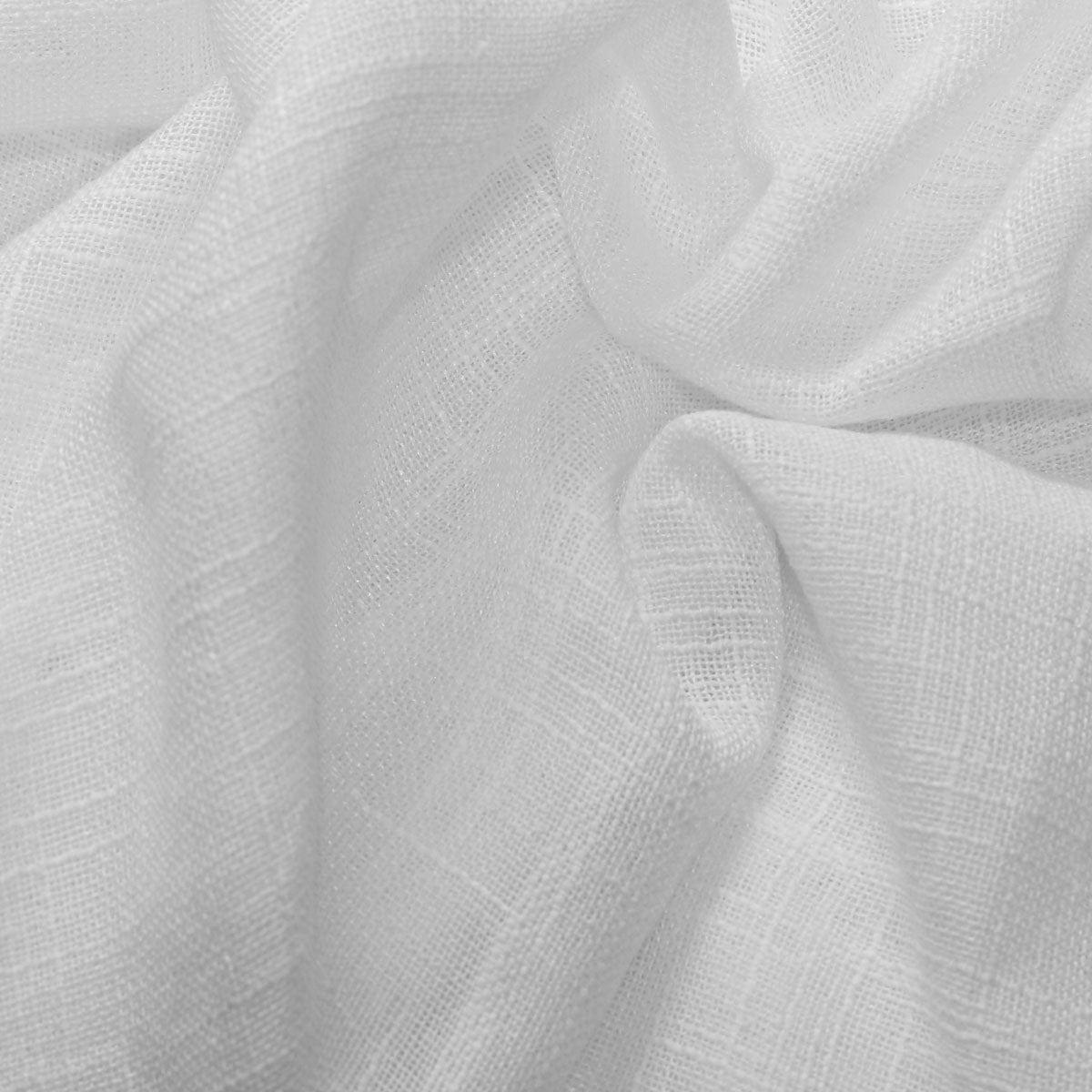 White Wanted Sheer Drapery Home Decor Fabric - Fashion Fabrics Los Angeles 
