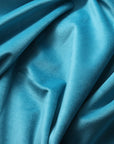 Turquoise Camden Velvet Polyester Upholstery Drapery Fabric - Fashion Fabrics Los Angeles 