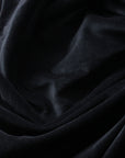 Black Cotton Velvet Upholstery Drapery Fabric - Fashion Fabrics Los Angeles 