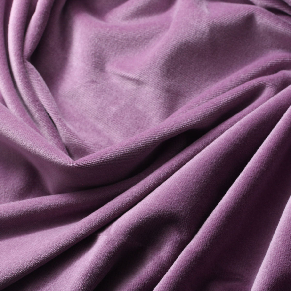 Dark Lavender Cotton Velvet Upholstery Drapery Fabric - Fashion Fabrics Los Angeles 