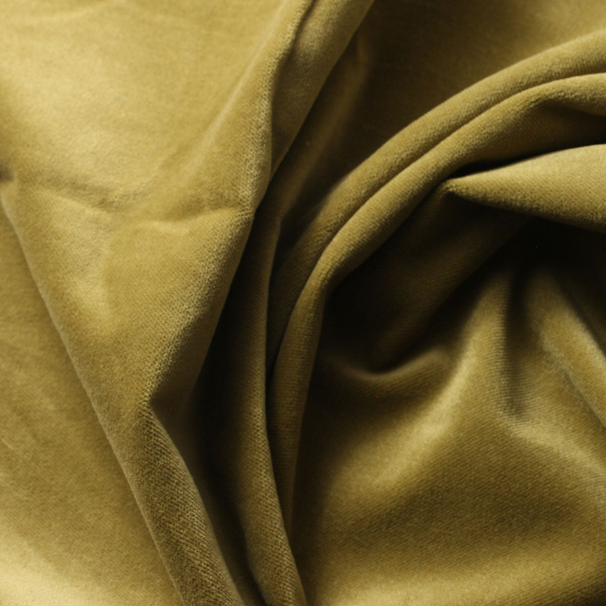 Olive Green Cotton Velvet Upholstery Drapery Fabric - Fashion Fabrics Los Angeles 
