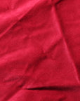 Scarlet Red Cotton Velvet Upholstery Drapery Fabric - Fashion Fabrics Los Angeles 