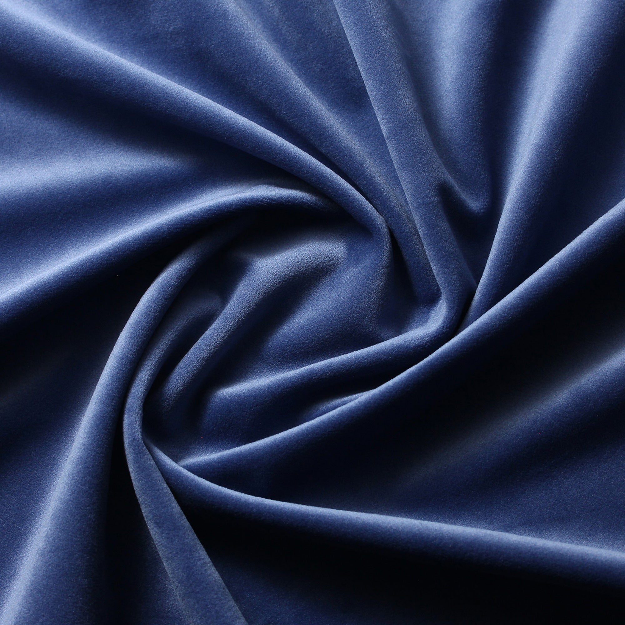 Sapphire Blue Camden Velvet Polyester Upholstery Drapery Fabric - Fashion Fabrics LLC