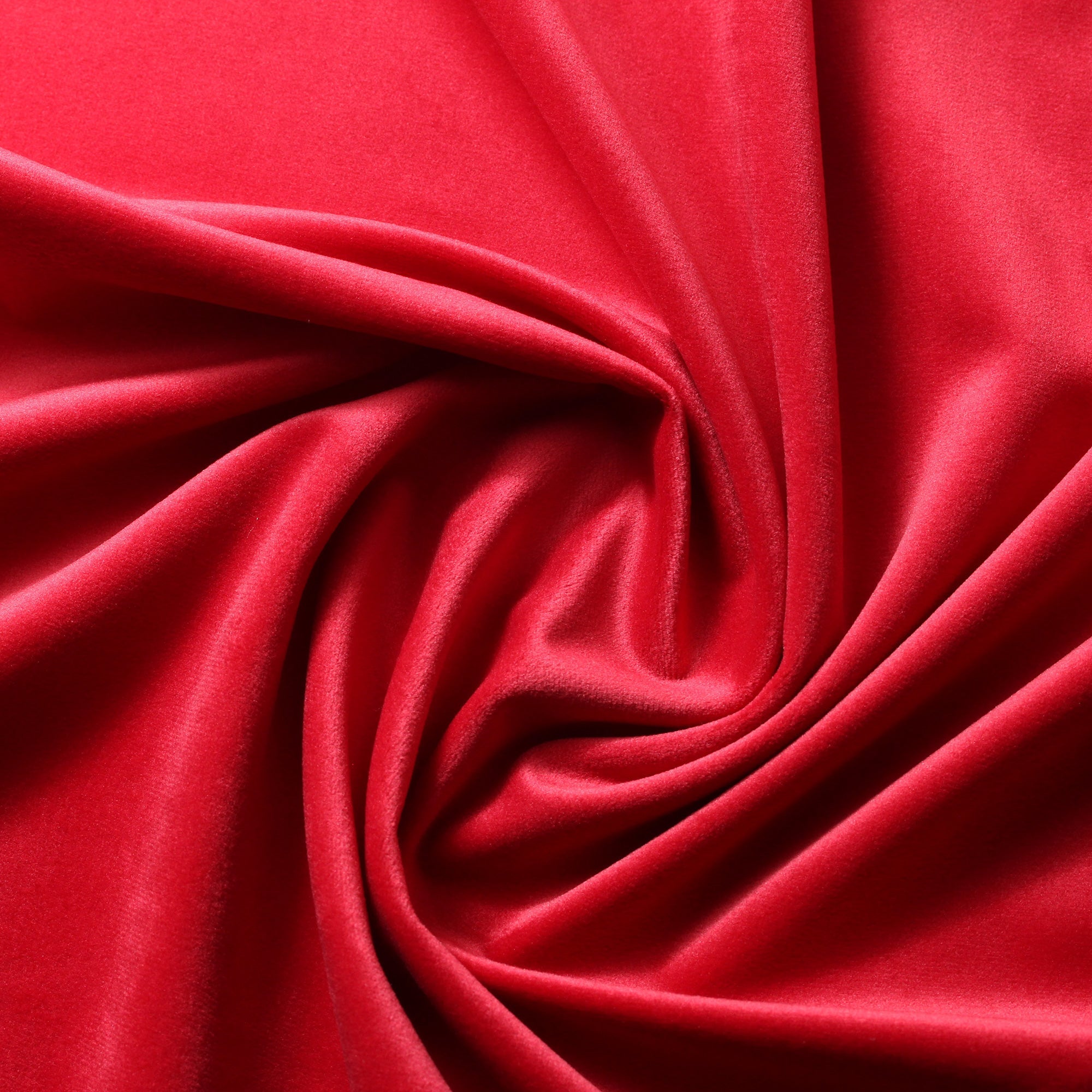 Raspberry Red Camden Velvet Polyester Upholstery Drapery Fabric - Fashion Fabrics LLC